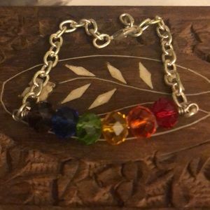 Rainbow Bead Bracelet